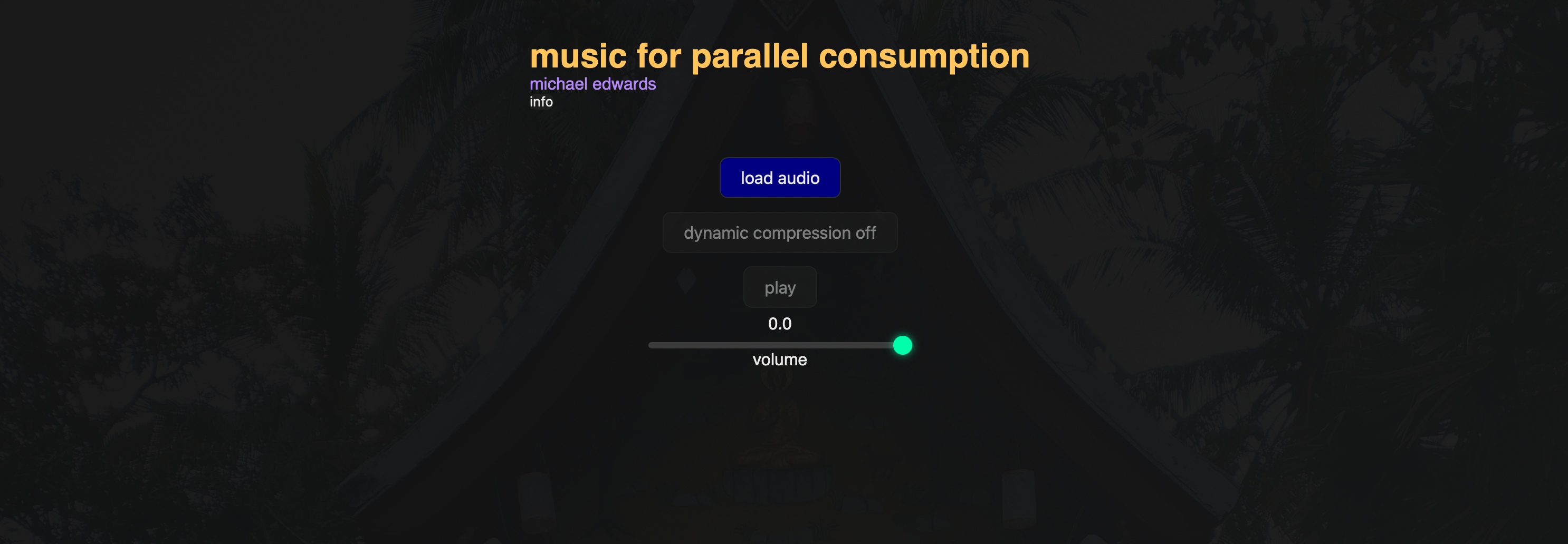 music for parallel consumption: web audio version